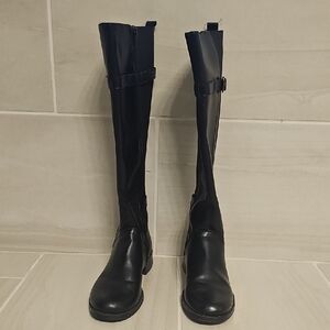 Women's 9.5 Black Knee-High Riding Boots
